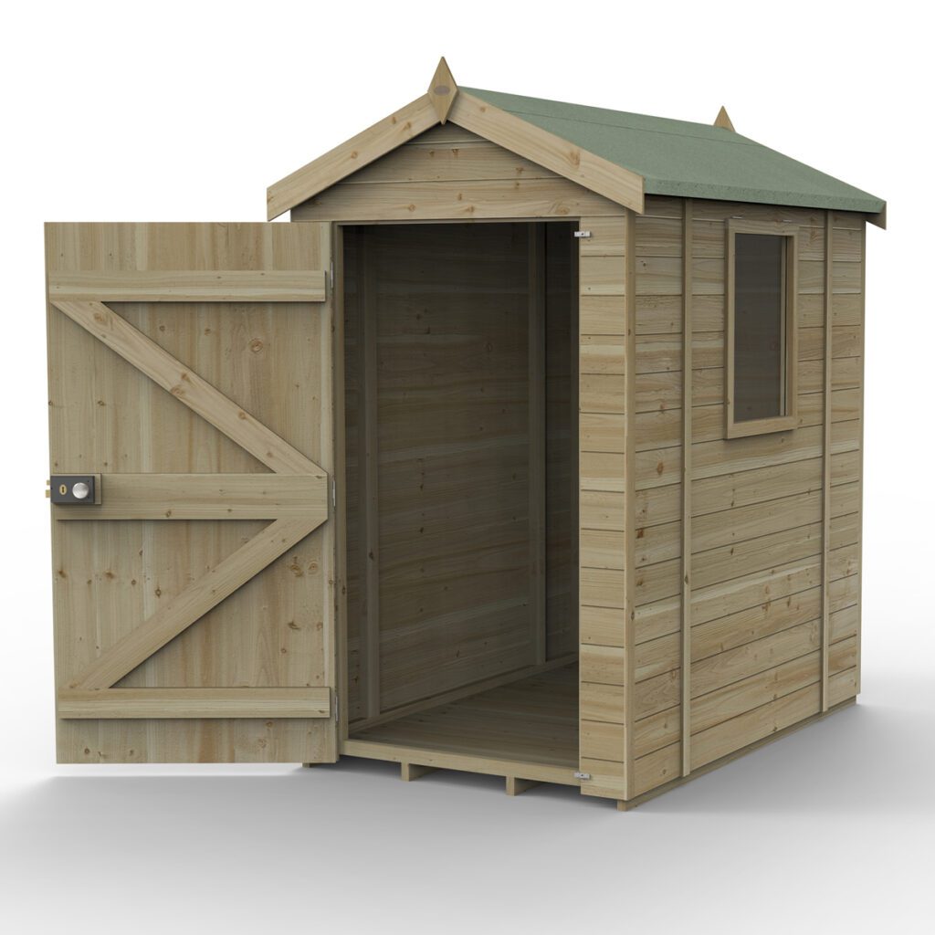 Timberdale 6×4 Apex Shed with Installation 5013053188903 2